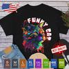 Funky Katzen T-Shirt Niedliche Kätzchen-Thema Katzenliebhaber Kawaii T-Shirt Süße Tierliebe