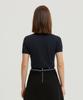 AVEN Women'S Paper Light Polo Shirt Navy