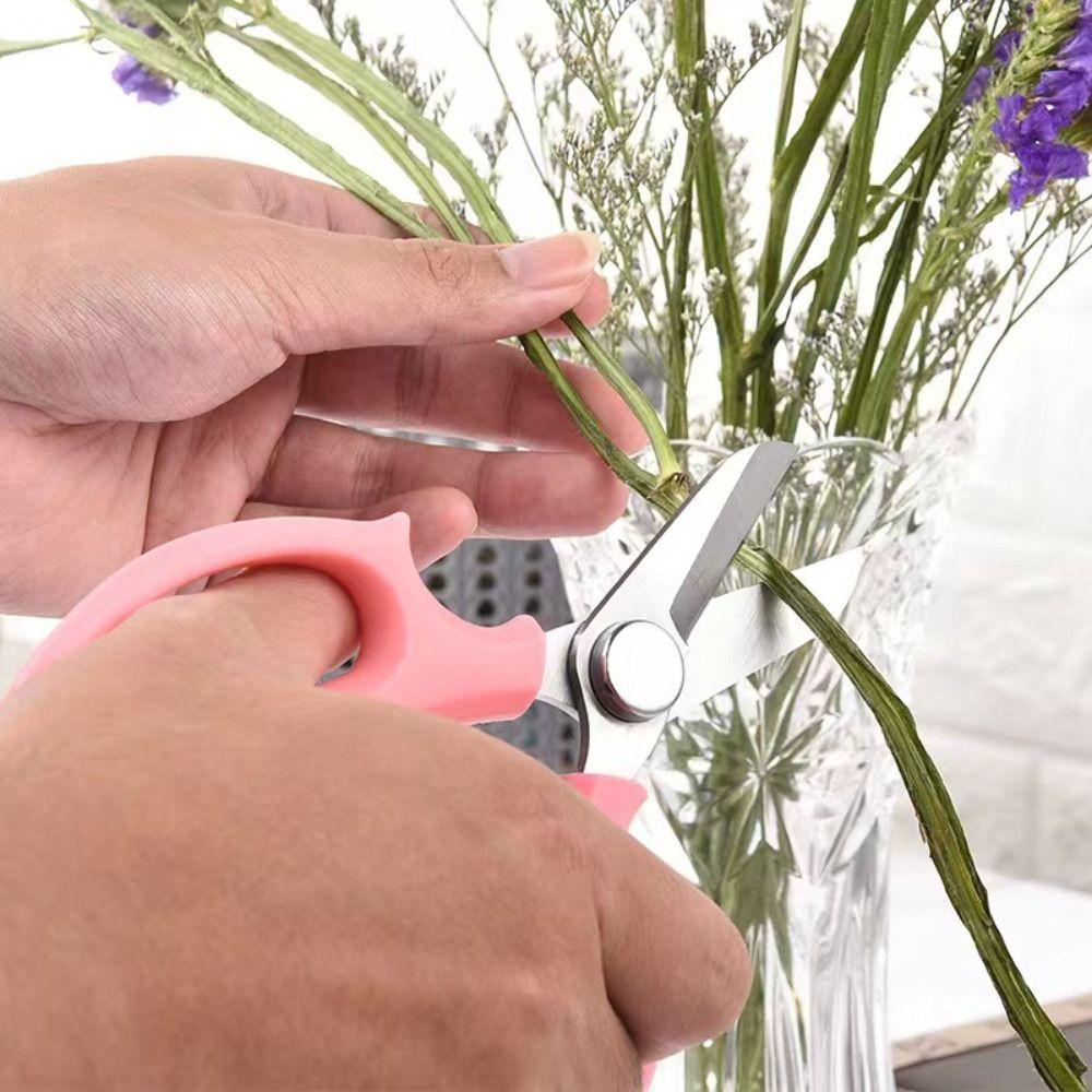 Purple Garden Pruning Shears Pink Floral Scissors Bonsai Tool Pruning Tools Garden Pruners
