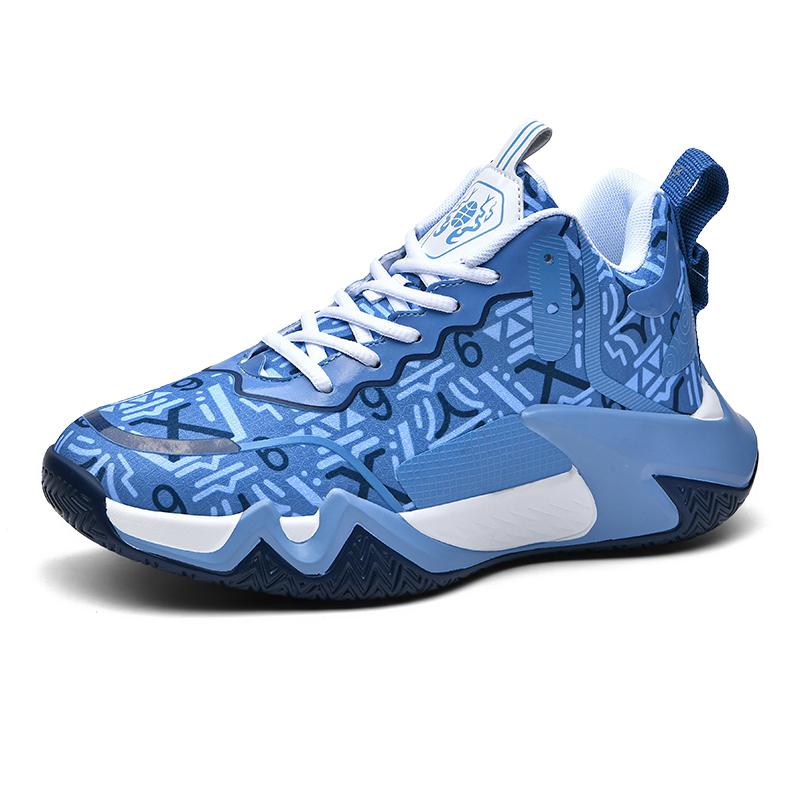 Fashion Purple Men's Basketball Sneakers High Quality Outdoor Sports Shoes For Basketball Man High Top Platform Basket Shoes Men