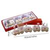 Mini Christmas Train Box Set Christmas Cake Decoration Ornaments Plastic Baking Decoration Children's Toys Happy New Year 2026