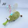Skin Friendly Cat Play Toys Crinkle Mosquito Toy with Catnip, Gall Fruit Chew Fun Shape Toy, Soft Plush Insect Stuffed for Indoor Cats Kittens