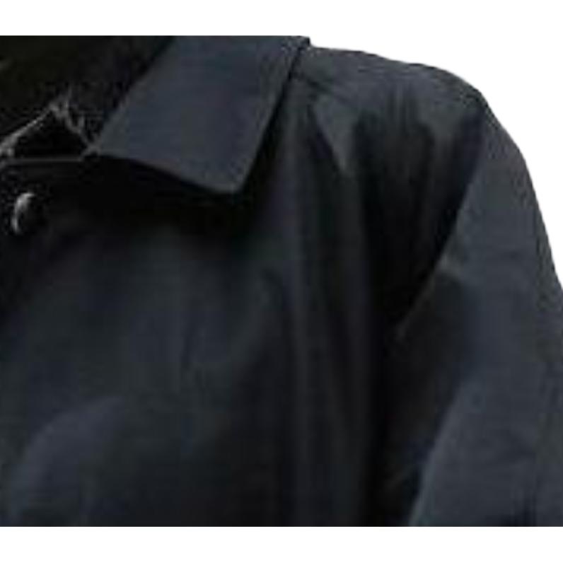 Uniqlo FW23 U Series Solid Color Square Collar Trench Coat Women Outerwear Black 461780-09