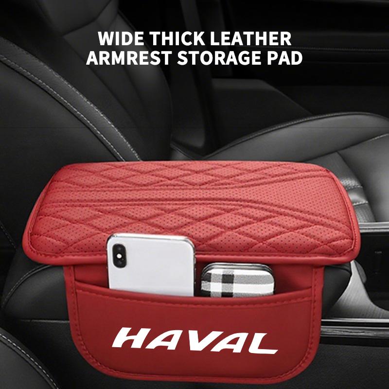 Leather Car Seat Center Console Armrest Mat Storage Bag For Haval Great Wall Jolion H1 H2 H3 H4 H5 H6 H7 H9 F5 F7 M4 M6 F9