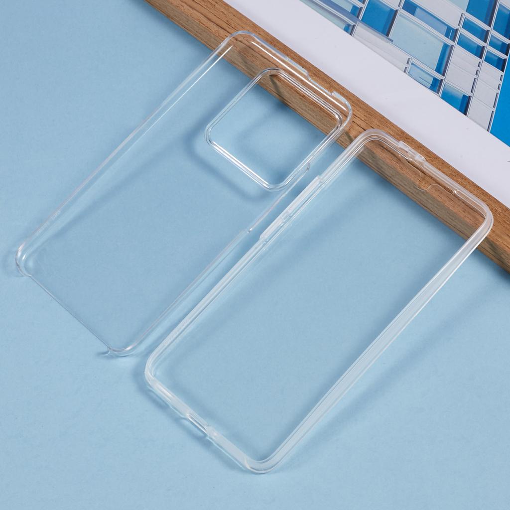 For Xiaomi 14T Pro Case TPU Frame Clear Acrylic Back Phone Cover with PET Film