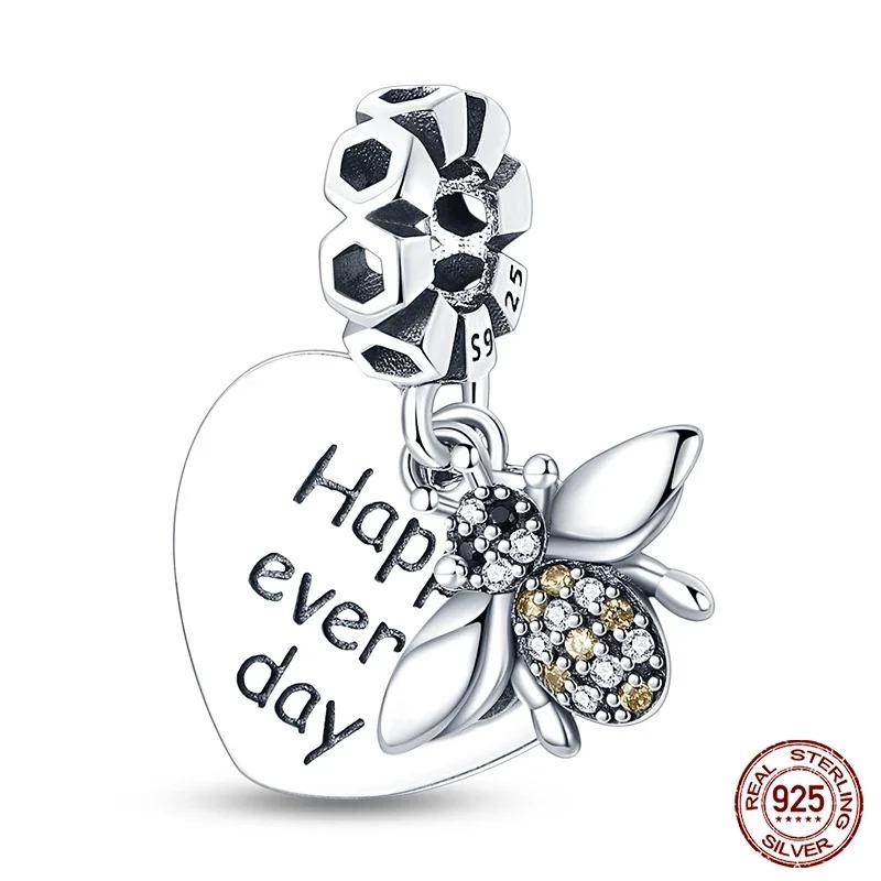 Fashion 925 Silver Colorful Butterfly Dragonfly Hummingbird Spring Series Charms Beads Fit 925 diy Bracelet Jewelry