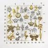 100pcs 2025 New  Alloy DIY Jewelry Necklaces, Bracelets, Pendants, and Accessories Can Be Mixed in Multiple Colors