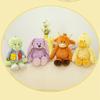 Rabbit Dinosaur Cow Duck Plush Toy Cute Cartoon Girl Holiday Gift Throw Pillow