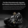KZ Vibe X Low Frequency Vibration Earbuds HiFi IEM Deep Bass Headset Stereo Sound In-Ear Wred Earphones for Music Gaming