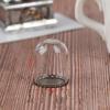 25Mm Dollhouse Glass Display Bell Jar With Base Glass Vials Pendant Glass Bottle
