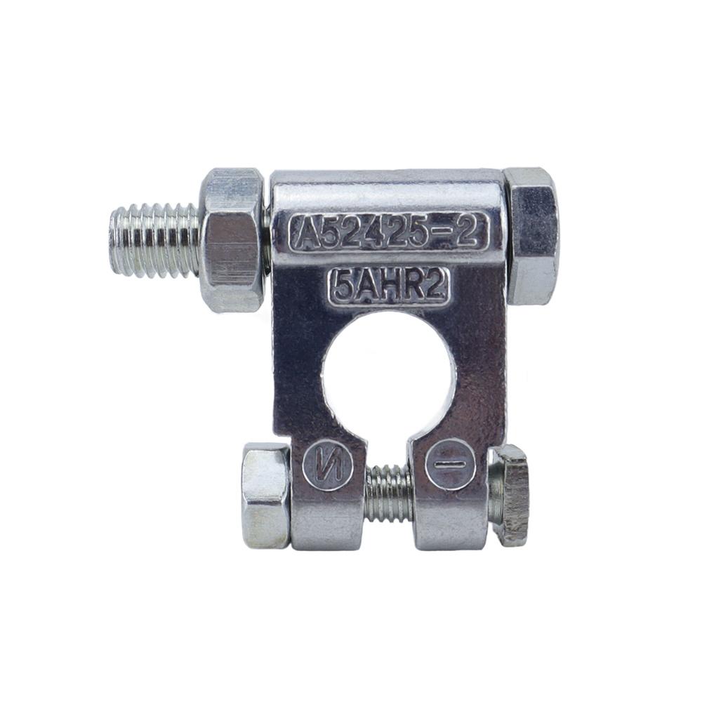Battery Terminal Clamp Kit For Car RV Boat Standard Top Post Positive & Negative