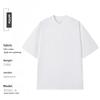230g Combed Cotton Drop Shoulder Loose Fit Cultural T-Shirt with Embroidered Round Neck and Custom Printed Logo