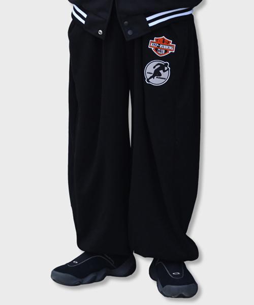 RESPECT Work Out Keep Running Sweat Pants (Black)