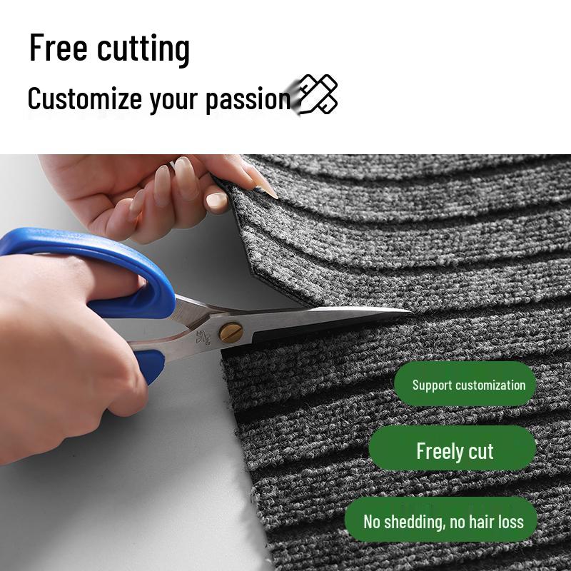 Water Absorbent Anti-Slip Oil-Proof Kitchen Floor Mat - Wash-Free, Dirt-Resistant Full Coverage Entryway Mat