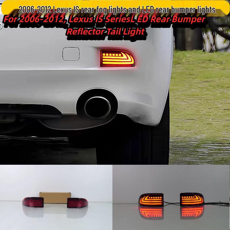 Kompatibel mit 2006-2012 Lexus IS für die Nachrüstung von Nebelschlussleuchten und LED-Stoßstangenleuchten mit sequenziellen Blinkern.