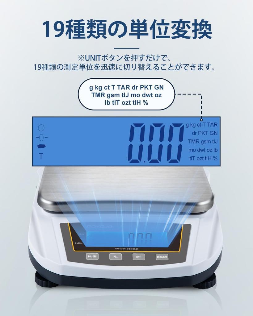GOYOJO Precision X Digital Electronic for Commercial Laboratory Jewelry No Calibration Outlet Japanese Instruction Manual Included Scale, 0.01g 5000g,