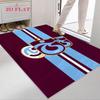 Tappeto con logo Trabzonspor per Soggiorno, Camera da Letto, Decorazione Divano Casa, Tappetino Antiscivolo per Giochi Bambini