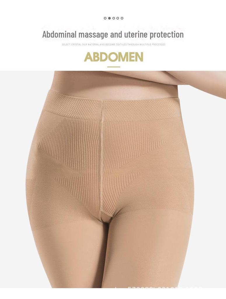 Red Pepper Velvet 120D Women's Pantyhose - Soft, Abdomen Lifting, Hip Shaping, Non-Slip Leg Design.