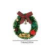 Christmas Decoration Magnetic Wreath Simulation Christmas Wreath Mini Magnetic Refrigerator Magnet Christmas Wreath Decoration