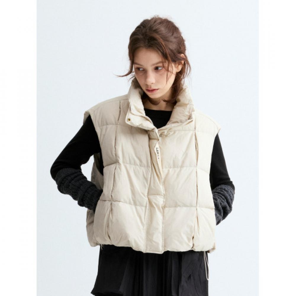 Lapli Square Quilted Down Vest Ldvtw125003