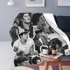 S-Shawn Mendes Blanket Musician Camping Flannel Throw Blanket Super Soft Couch Chair Custom Bedspread Gift
