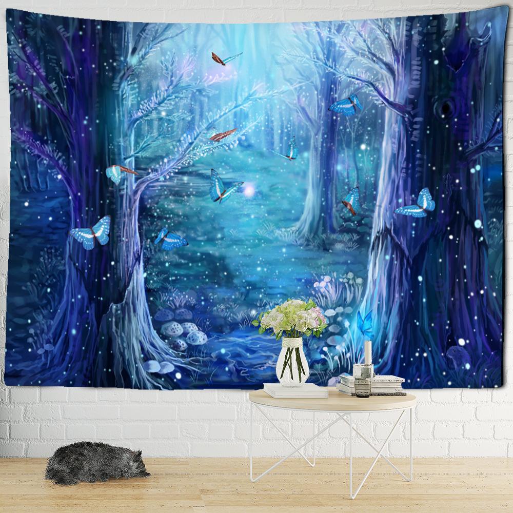 Dinosaur Age Tapestry Wall Hanging Abstract Art Animal Psychedelic Witchcraft Mystery Tapiz Dorm Home Decor