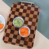 HuaQingGe Imported Acacia Wood Checkerboard Cutting Board