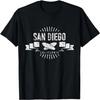 San Diego Surf Vintage Surfing Retro Surfboard California T-Shirt