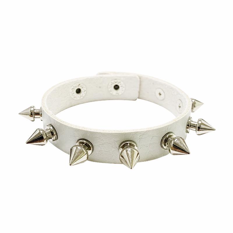 European & American Punk Style Rivet Leather Couple Bracelet - Rock Gothic Fashion Trend