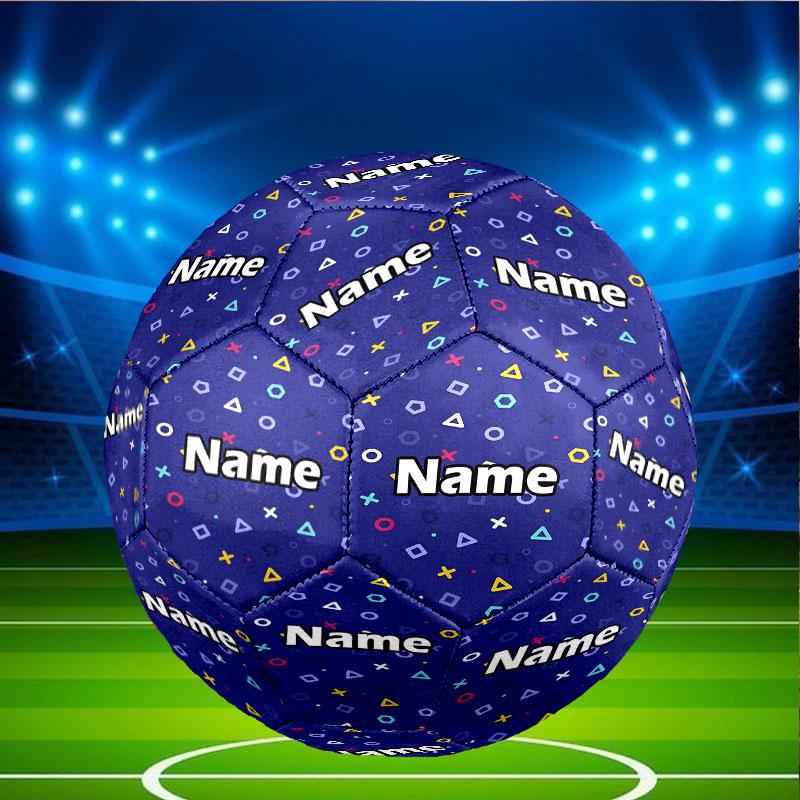 Custom Name Personalized Game On Print Size 5 Soccer Ball Training & Match Football, for Team, Kicking, Gift for Football Enthusiasts