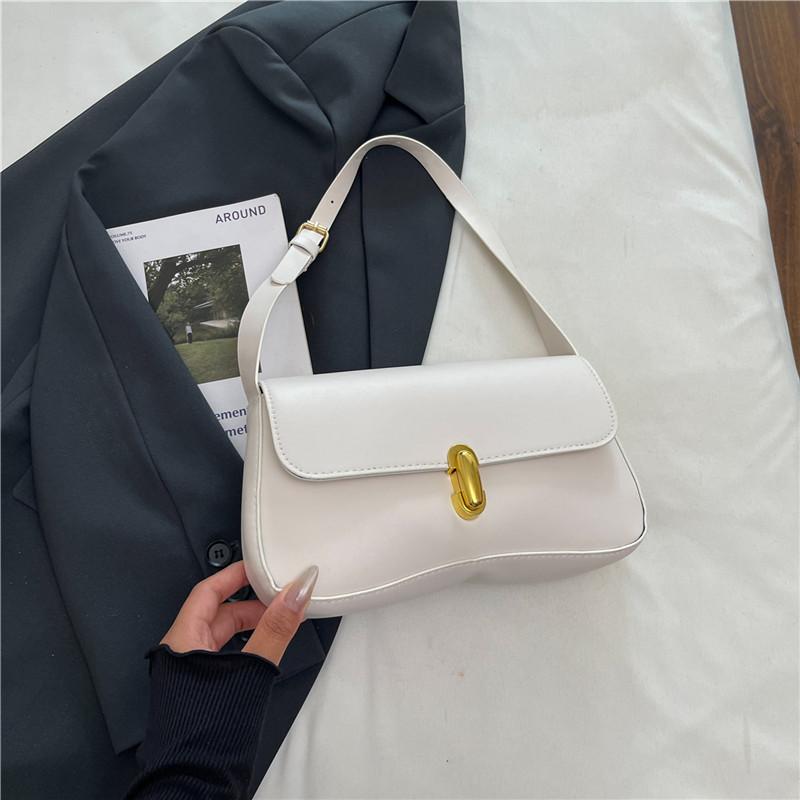 Niche underarm bag women's 2025 new summer Korean version women's bag trendy and beautiful fashion shoulder lock small square bag
