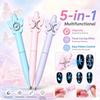 Durable Construction Cat Eye Magnetic Wand Multifunctional Magnets 5-in-1 Nail Magnet  Easy to Use
