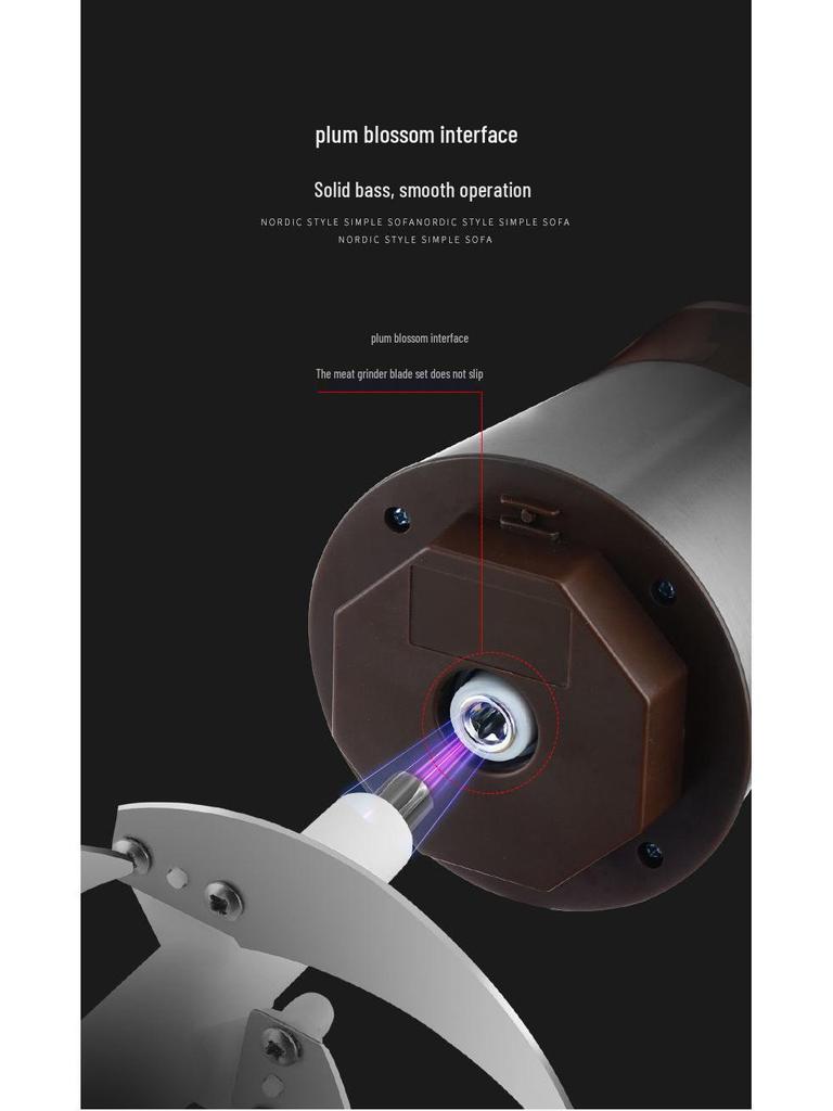 Fully Automatic Electric Meat Grinder & Blender: Multi-functional Kitchen Appliance for Mincing, Chopping, and Baby Food Making