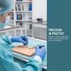 Reusable Surgical Suture Kit Pad Silicone Skin Wounds Suture Practice Traumatic Simulation Wounds Training Teaching Model