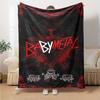 1pc Dragon guitarThemed Blanket Soft Flannel All Season Cozy Throw with Bold Graphic Print, Travel, or Holiday Gift for Family & Friends