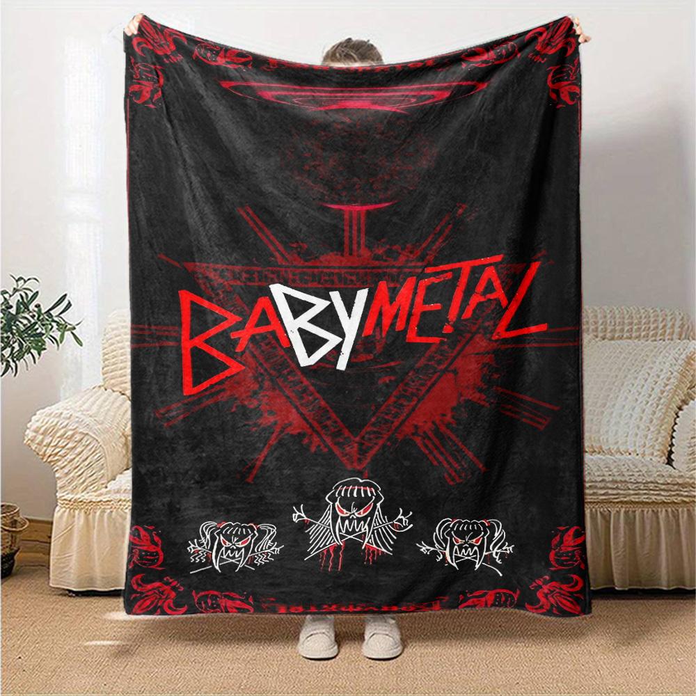 1pc Dragon guitarThemed Blanket Soft Flannel All Season Cozy Throw with Bold Graphic Print, Travel, or Holiday Gift for Family & Friends
