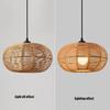 Wicker Lamp Shade Rattan Ceiling Light Chandelier Light Fixtures for Teahouses Homestays Decorative Retro Pendant Light E27 Lamp
