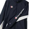 Champion Long Sleeve Windbreaker Size with Logo Men's Jacket, C3-USC15, Navy, L, Warm, Water-Repellent, Windproof, One-Point