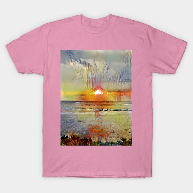 T Shirt Women Hawaiian Sunset Harajuku Print Kawaii Tshirt Summer Short Sleeve Female T-Shirt Top Tee