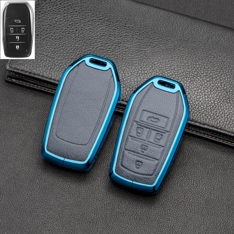 Full-Cover Metal Key Case for Toyota Corolla, RAV4, Rongfang, Wilanda, Levin, Camry