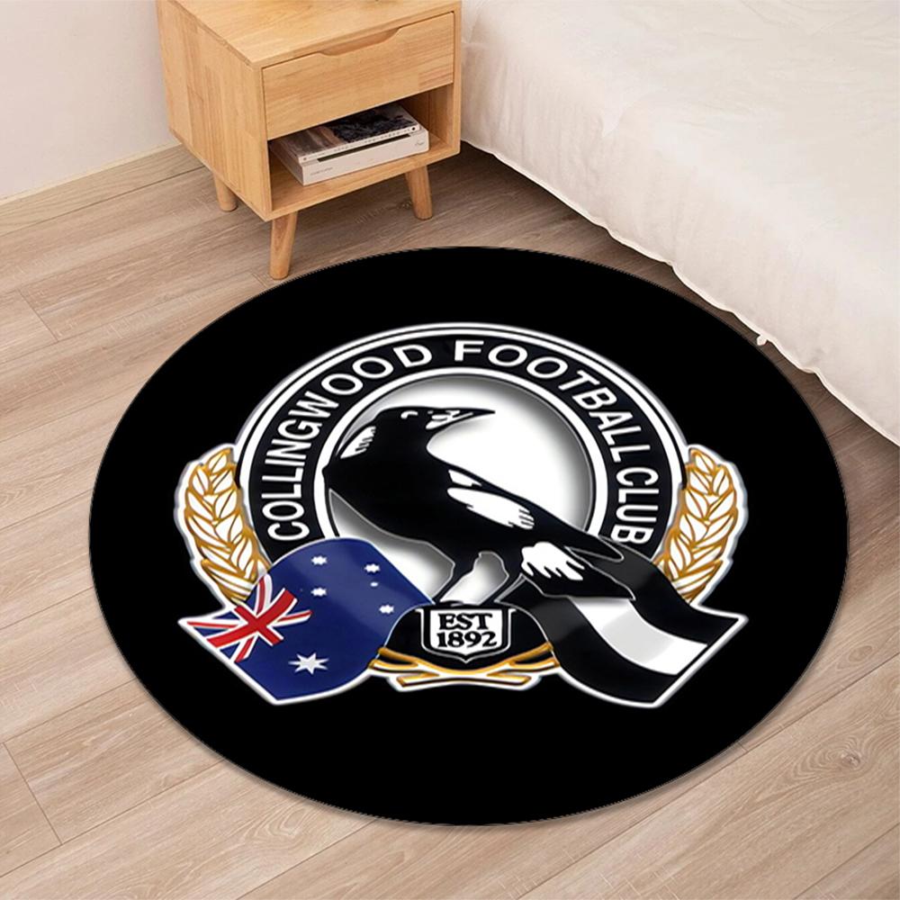 AFL Printed Round Rug Carpet Chair Rug Area Rug Entryway Doormats,for Office Chair Living Room Bedroom Kitchen Room.