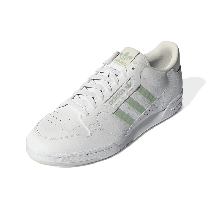 Adidas Continental 80 Stripes Cloud White Linen Green Off White Sneakers GX1914