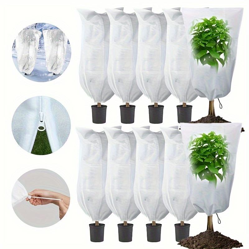 2/1Pack Large Plant Covers Freeze Protection Protection Blankets with Zipper Drawstring Freeze Protections Plant Covers