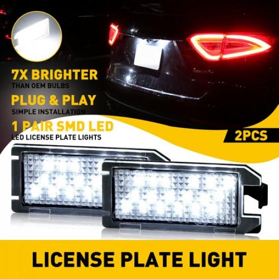 LED License Plate Lights For Lamps 2013- Fiat 500 Maserati Levante "BRIGHT"