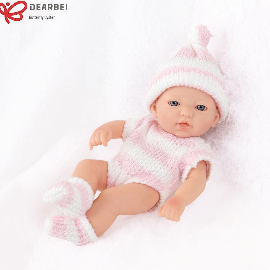 7-inch Soft Vinyl Reborn Baby Doll - Soothing Toy for Children