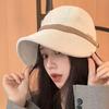 Retro Corduroy Versatile Casual Travel Face Small Warm Pile Bucket Hat Women