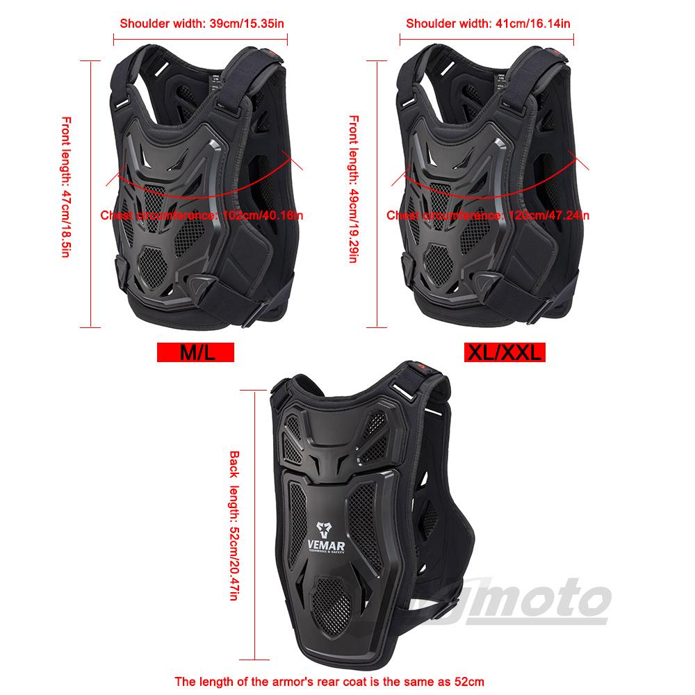 Four Season Motorcycle Armor Vest Professional Motocross Body Protection DH MTB Dirt Bike Chest Back Protectors Moto Equipment