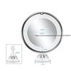 Makeup Mirror with Led Filling Light 10X Times Magnification Dry Battery Suction Cup Folding Beauty Mirror Cross-border New