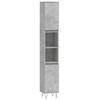 VidaXL Bathroom Cabinet Concrete Grey 30x30x190 Cm 831536