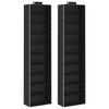 Hanging Storage Shelves - VIDAXL - 10 Levels - Black - Fabric